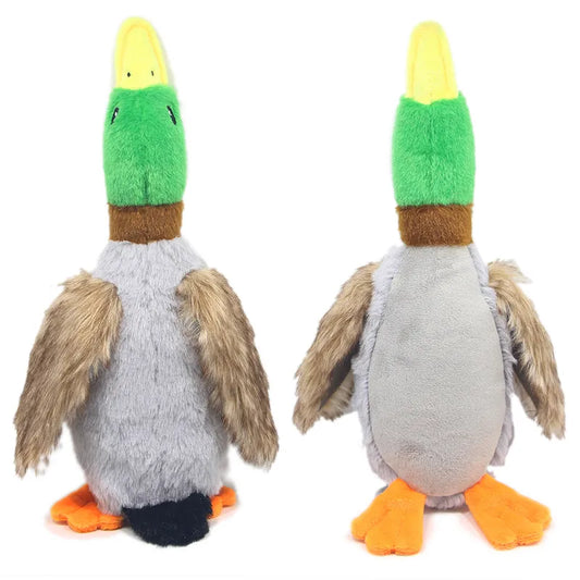 Cute Plush Duck Sound Toy Stuffed Squeaky Animal Squeak Dog Toy
